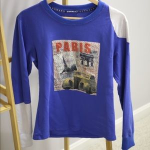 Cute color blocked shirt